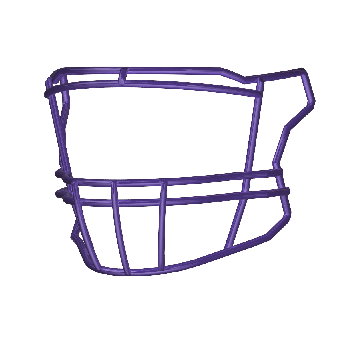 Riddell SF-2BD purple football helmet facemask compatible with SpeedFlex platform for multiple positions