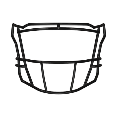 Riddell SF-2BD-SW black facemask for SpeedFlex helmets with thinner bars and wide vision designed for quarterback and wide receiver positions