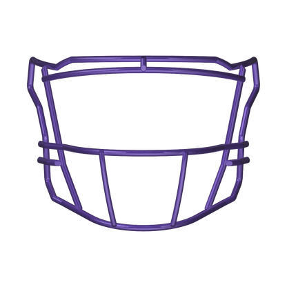 Riddell SF-2BD-SW purple facemask for SpeedFlex helmets with thinner bars for wide vision and impact reduction