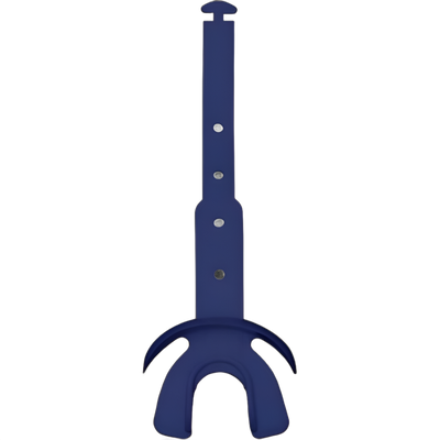 Reyrr Hypervent Mouthguard in blue with adjustable strap for superior protection and breathability