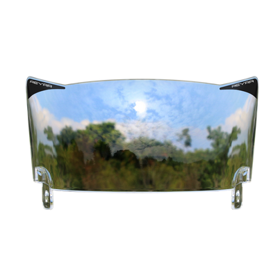 Reyrr VIZU Clear Photochromic football visor, transitions from 90.3% to 9.2% VLT, all conditions, fits Riddell SpeedFlex and Schutt F7