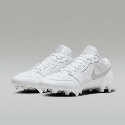Jordan 1 Low TD — White/Grey Fog, top view