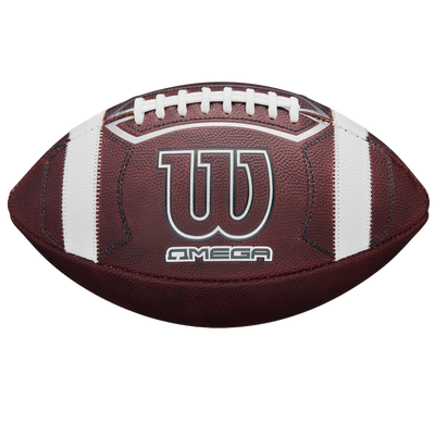Wilson Omega official football with REVTECH technology front view