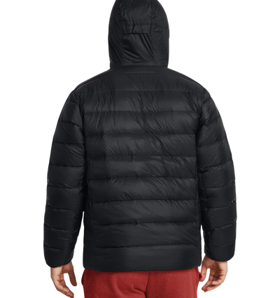 UA Legend Down Jacket — zipper and pocket close-up