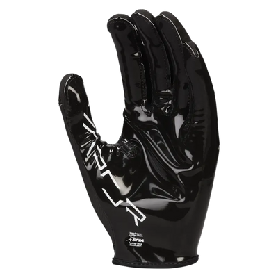 Nike Vapor Jet 8.0 football glove with tacky Magnigrip+ palm for improved grip and breathable back material with finger perforations.