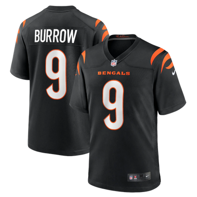 Joe Burrow Bengals Game Jersey back view