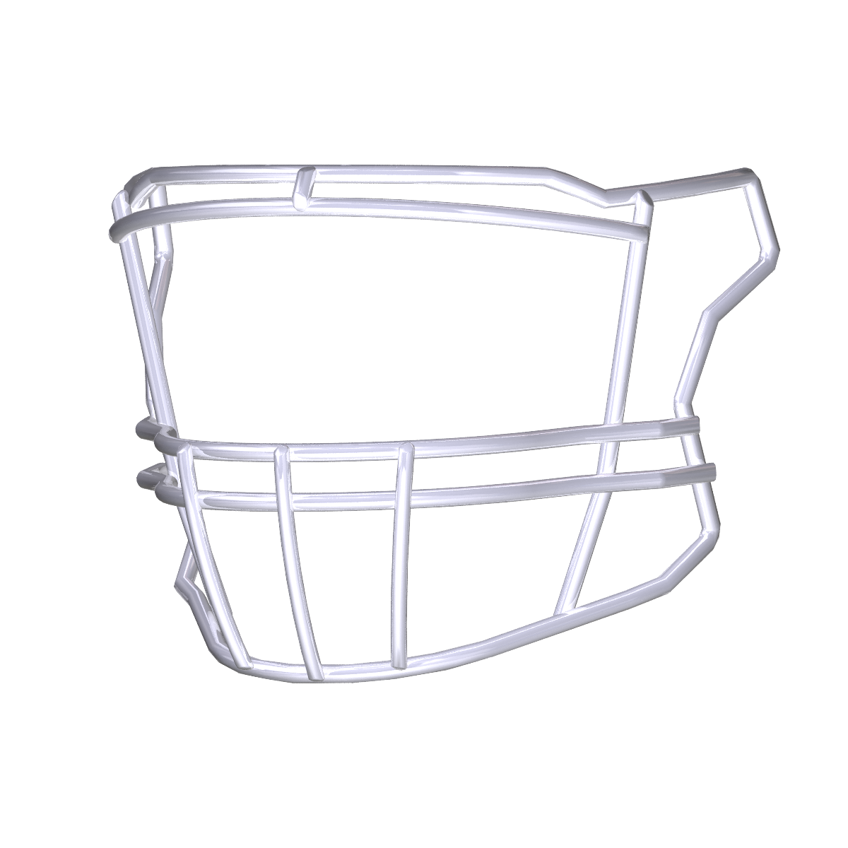Riddell SF-2BD football helmet facemask compatible with SpeedFlex platform, suitable for quarterback, wide receiver, defensive back, and linebacker positions.