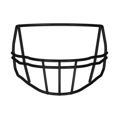 Riddell S2B-HS4 black football helmet faceguard isolated on white background