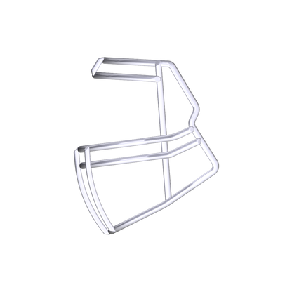White Riddell S2BD-HS4 football helmet facemask compatible with Riddell Speed Icon and Victor-I helmets