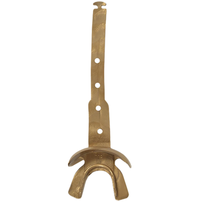 Vettex Doubleguard football mouthguard with adjustable strap and lip protection in brown